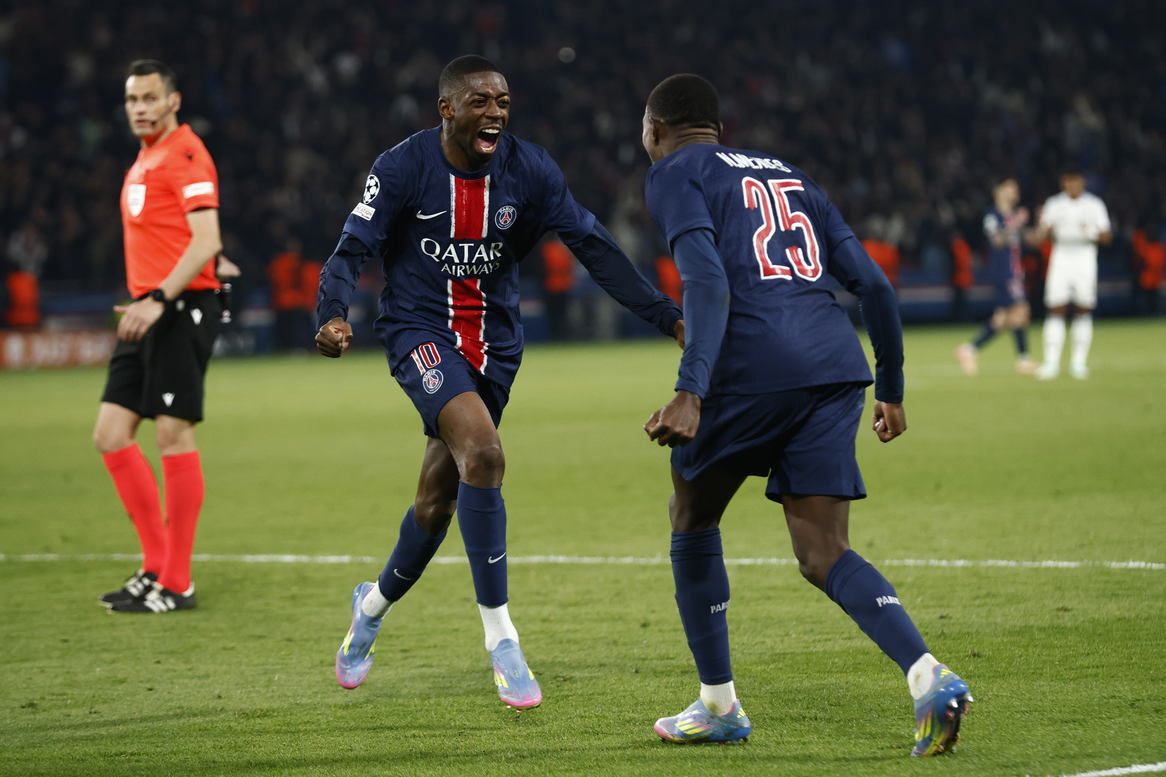 关于巴黎圣日耳曼备战欧冠比赛，球队士气高涨的信息